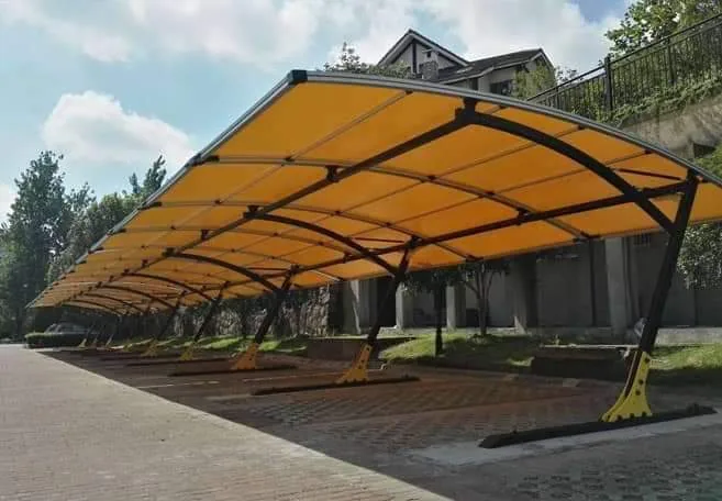 Commercial carport layout