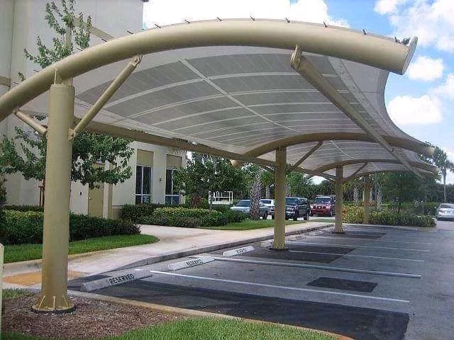 Reserved parking canopy