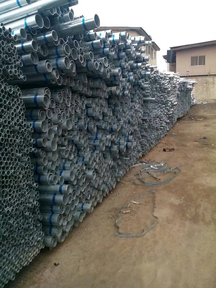 Pipe supply close-up
