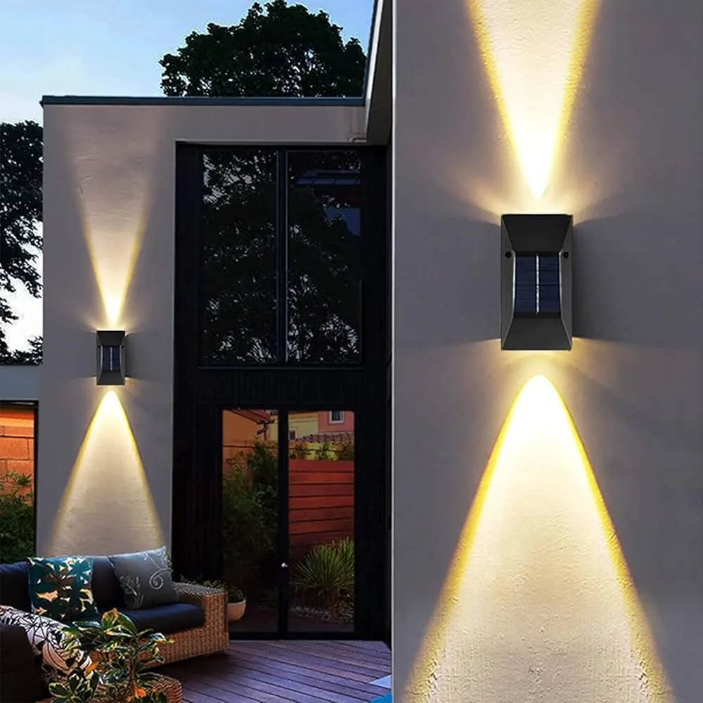 Wall-mounted solar light