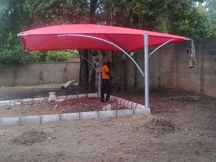 Polycarbonate roofing project 1