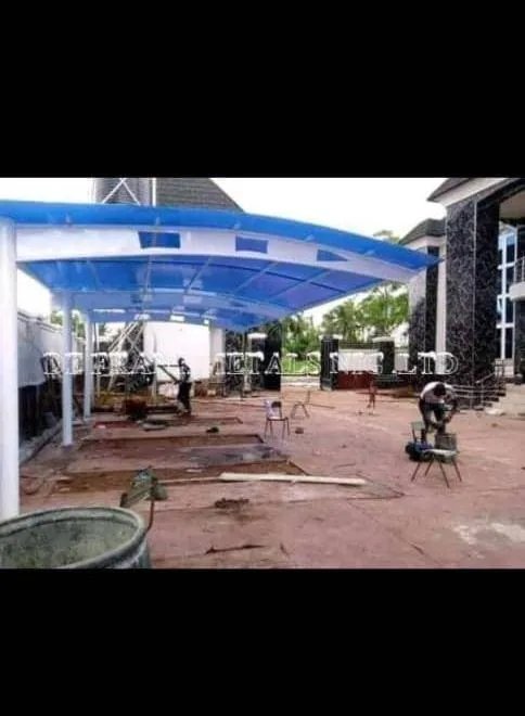 Polycarbonate roofing project 16