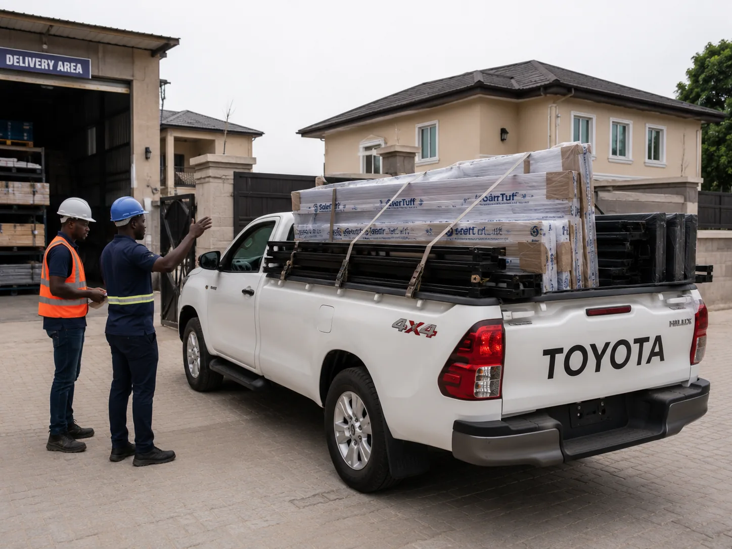 Material delivery support